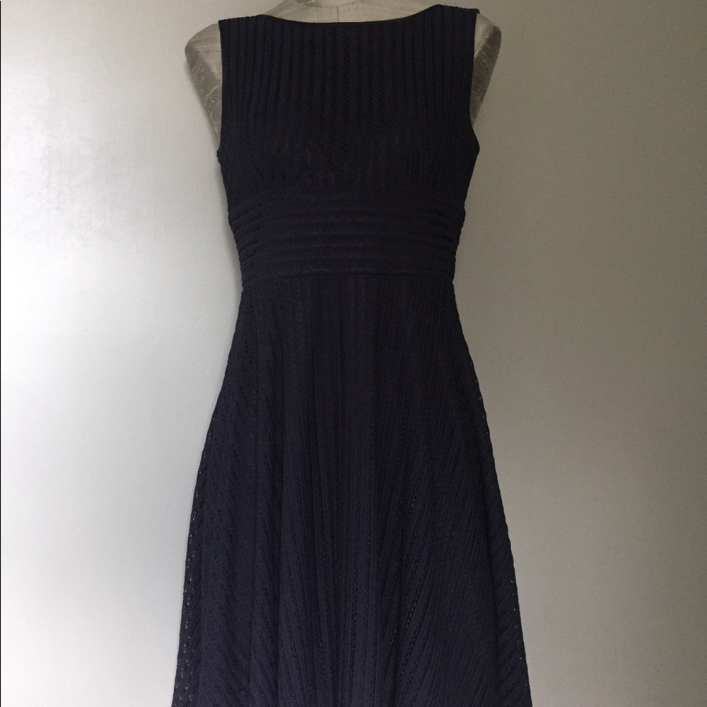 Knee Length Blue Dress